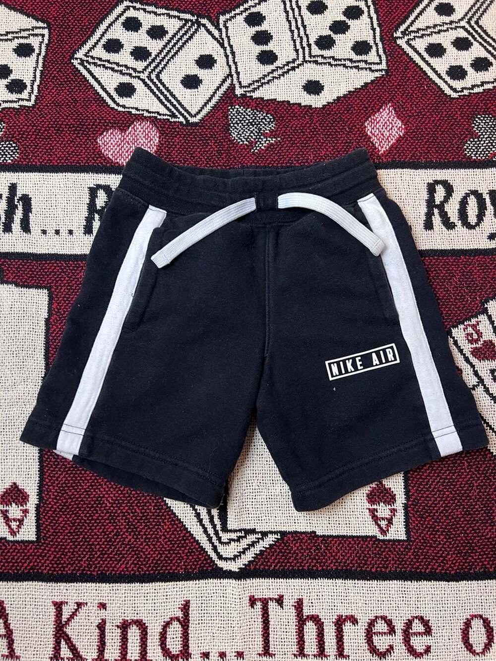 Nike Air Boys Black and White Athletic Shorts 4XS